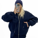 giubbino felpa con doppia zip fun